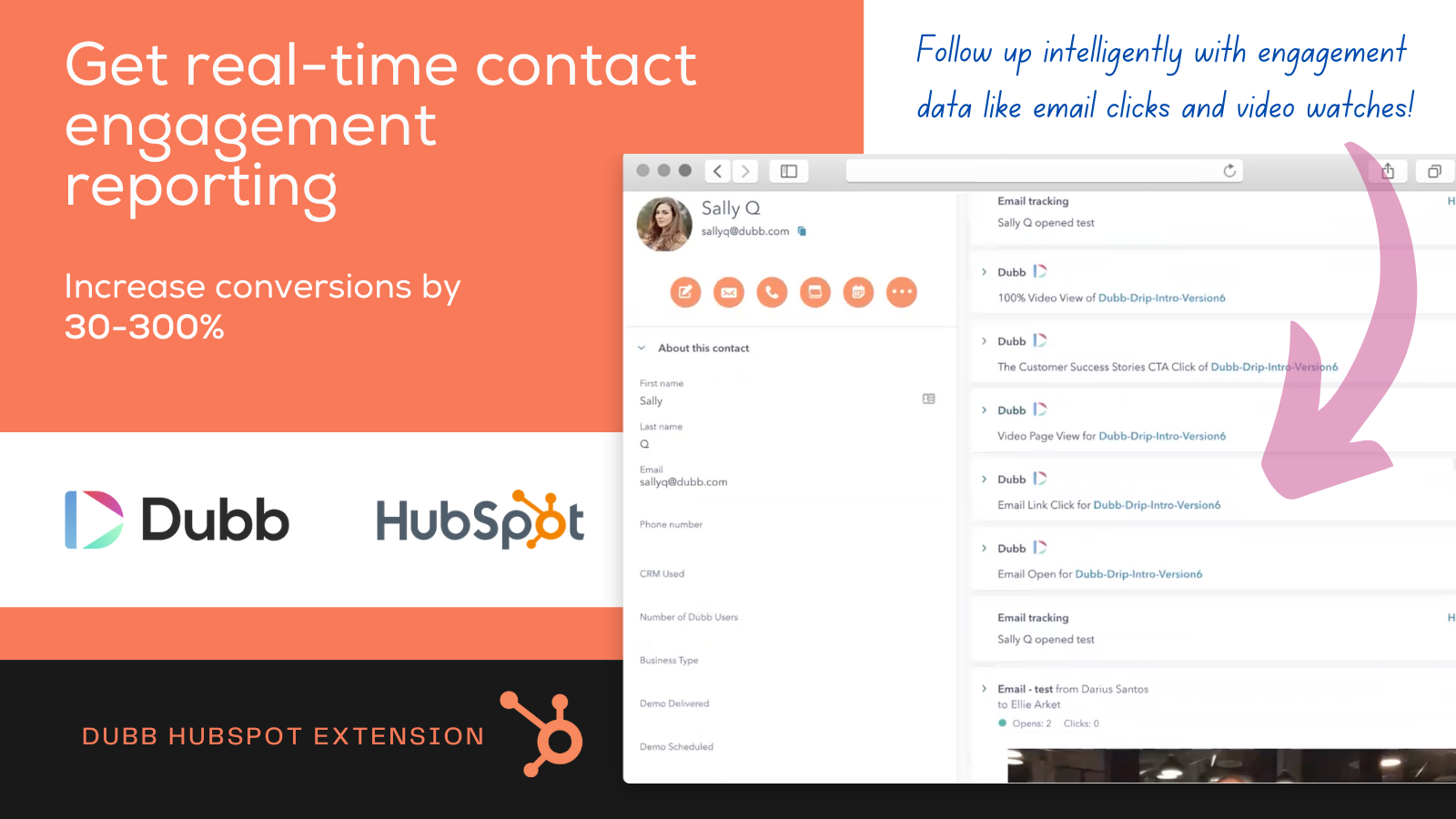 Get real-time contact engagement reporting